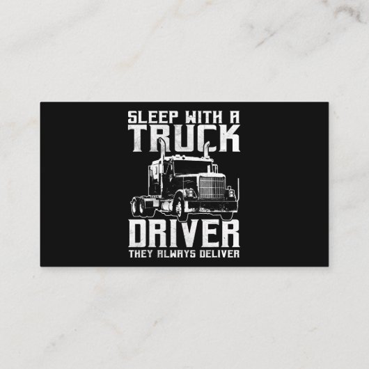 Vrachtwagen voor vrachtwagens met tractor 18 Wielv Visitekaartje (Achterkant)