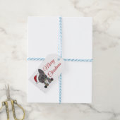 Vrachtwagen voor winterdieren in de kerstwinter me cadeaulabel (Met Touw)