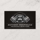 Vrachtwagen | Vrachtdiensten | Logistiek Visitekaartje (Voorkant)