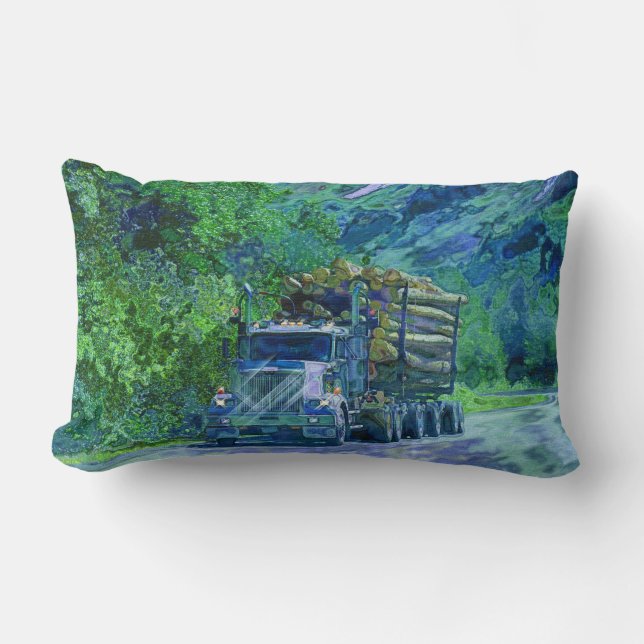 Vrachtwagen Vrachtwagen Vrachtwagen Vrachtwagenver Kussen (Voorkant)