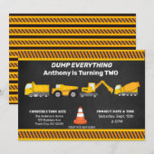 Vrachtwagen, Vrachtwagens & meer Vrachtwagens Kind Kaart (Voorkant / Achterkant)