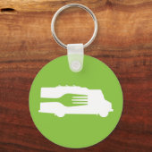 Vrachtwagen: zij/vork (groen) sleutelhanger (Voorkant)