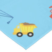 Vrachtwagenauto's Eerste verjaardag van het thema Tafelkleed (Gekanteld)