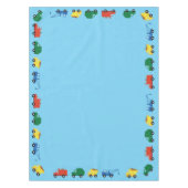 Vrachtwagenauto's Eerste verjaardag van het thema Tafelkleed (Voorkant)