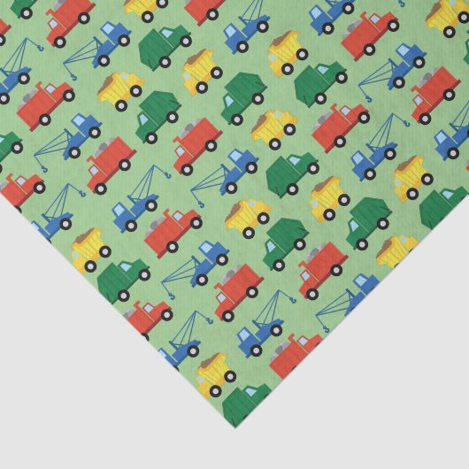 Vrachtwagenauto's Eerste verjaardag van het thema Tissuepapier (Detail)