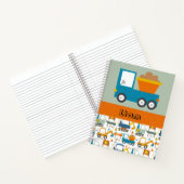 Vrachtwagenbakken voor reparatiewerkzaamheden notitieboek (Binnen)