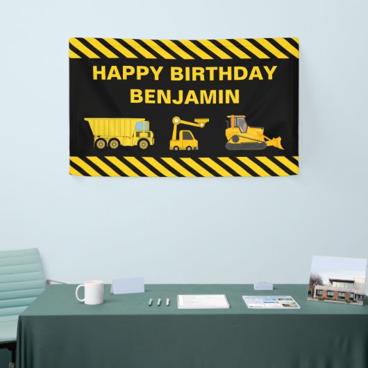 Vrachtwagenbouw Verjaardagsfeestbanner Spandoek (Beurs)