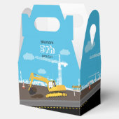 Vrachtwagenbouw voor graafmachines bedankdoosjes (Geopend)