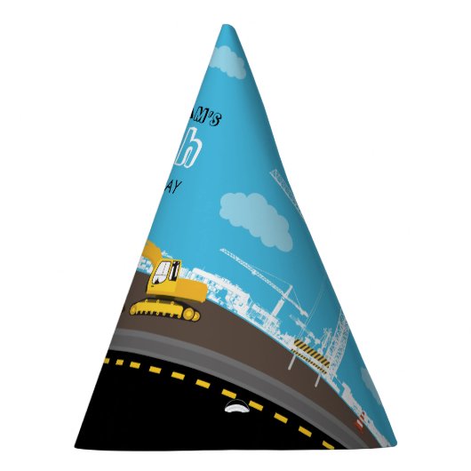 Vrachtwagenbouw voor graafmachines feesthoedjes (Rechts)