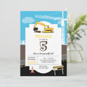 Vrachtwagenbouw voor graafmachines kaart (Staand voorkant)