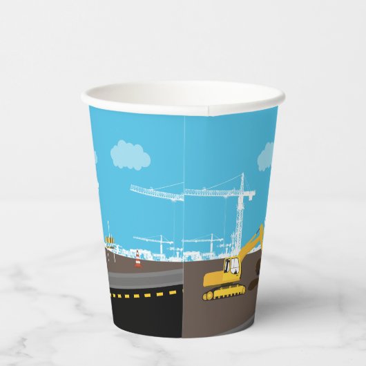 Vrachtwagenbouw voor graafmachines papieren bekers (Rechts)