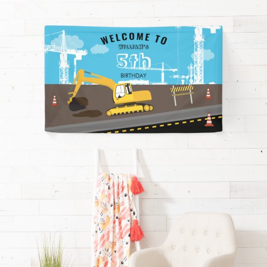 Vrachtwagenbouw voor graafmachines spandoek (Insitu)