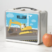 Vrachtwagenbouwplaats voor graafmachines (In situ)