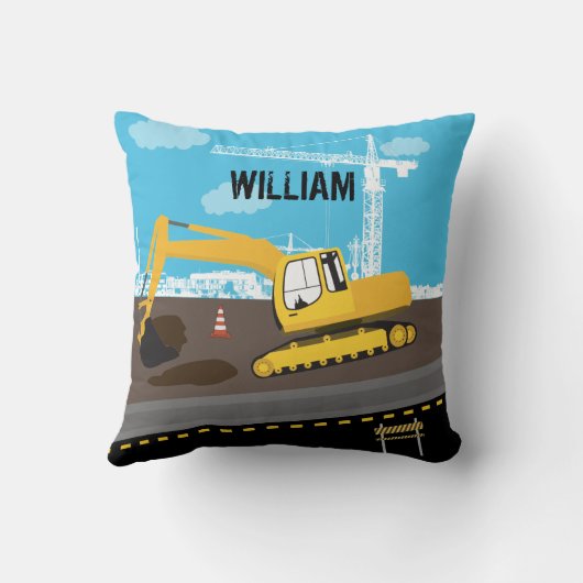 Vrachtwagenbouwplaats voor graafmachines kussen (Achterkant)