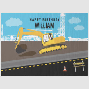 Vrachtwagenbouwplaats voor graafmachines tissuepapier