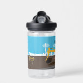 Vrachtwagenbouwplaats voor graafmachines waterfles (Voorkant)