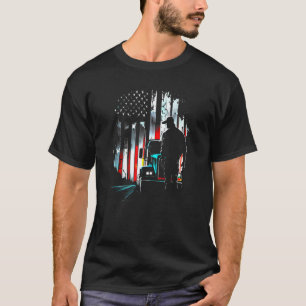 vrachtwagenchauffeur American Big Rigs Diesel Truc T-shirt