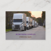 Vrachtwagenchauffeur Bedrijfsvervoer Visitekaartje (Voorkant)