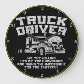 Vrachtwagenchauffeur: bereid, het onmogelijke doen grote klok (Voorkant)