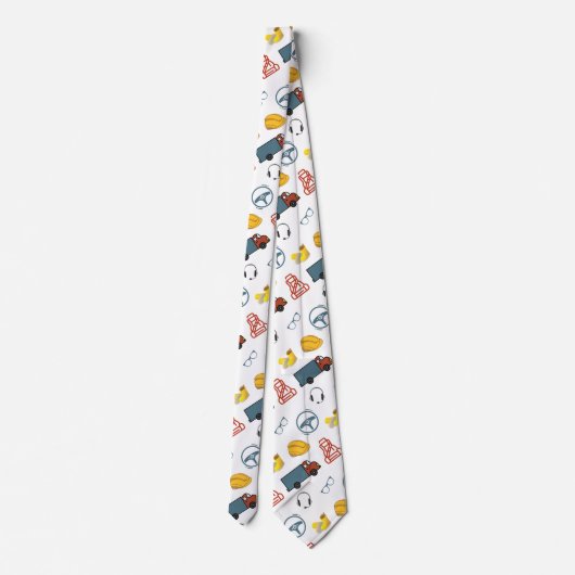 Vrachtwagenchauffeur beroep Dad Stropdas (Achterkant)