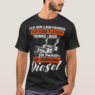 vrachtwagenchauffeur chauffeur t-shirt