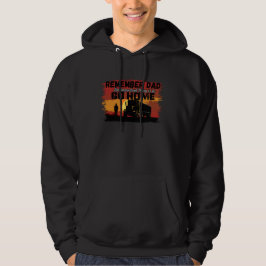 Vrachtwagenchauffeur Dad Road Journey Family Love Hoodie