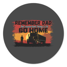 Vrachtwagenchauffeur Dad Road Journey Family Love 