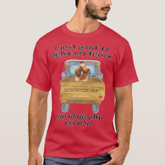 Vrachtwagenchauffeur Dog Brussels Griffon T-shirt