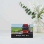 Vrachtwagenchauffeur en de Rijschool Visitekaartje (Staand voorkant)