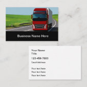 Vrachtwagenchauffeur en de Rijschool Visitekaartje (Voorkant / Achterkant)