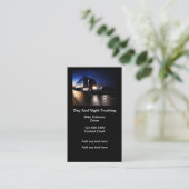 Vrachtwagenchauffeur en mechanische Visitekaartjes (Staand voorkant)