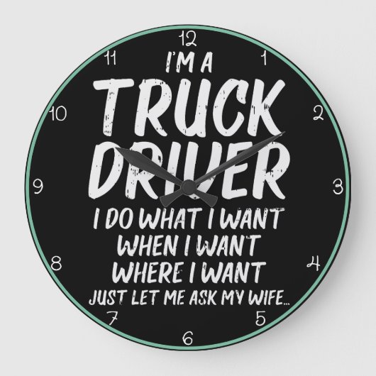 Vrachtwagenchauffeur: Ik doe wat mijn vrouw zegt Grote Klok (Voorkant)