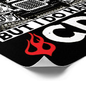 Vrachtwagenchauffeur Ik heb misschien geen Phd I Poster (Hoek)