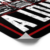 Vrachtwagenchauffeur Ik heb net een lading laten v Poster (Hoek)