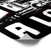 Vrachtwagenchauffeur Ik heb net een lading laten v Poster (Hoek)