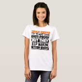 Vrachtwagenchauffeur Ik probeer dingen grappig te T-shirt (Voorkant volledig)