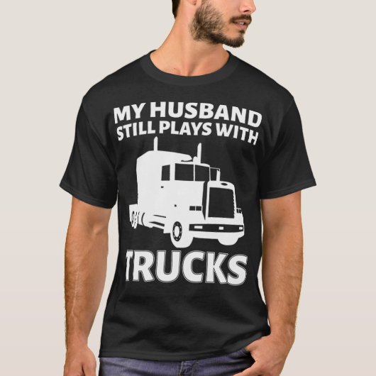 vrachtwagenchauffeur kleurrijke grappige yoga t-shirt (Voorkant)