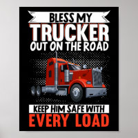 Vrachtwagenchauffeur laat mijn trucker onderweg lo