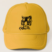 vrachtwagenchauffeur man pet pet met tijger (Voorkant)