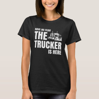 Vrachtwagenchauffeur Mannen Vrouwen Weg Vrachtwage T-shirt