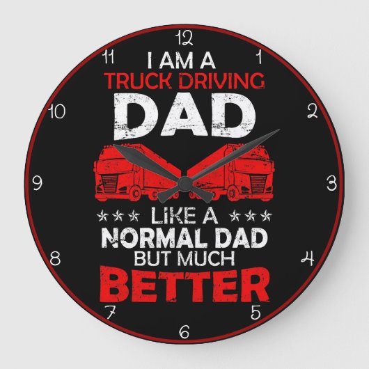 Vrachtwagenchauffeur: normaal, maar beter grote klok (Voorkant)