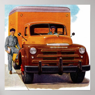 vrachtwagenchauffeur poster