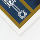 Vrachtwagenchauffeur Race De Regen Ride De Wind Fleece Deken (Hoek)