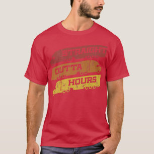 Vrachtwagenchauffeur recht in openingstijd - Grote T-shirt