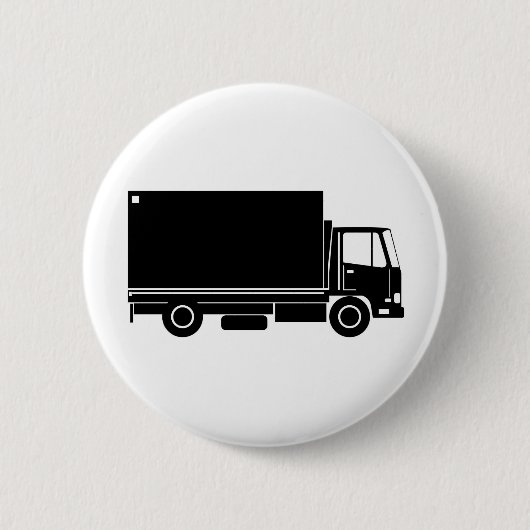 vrachtwagenchauffeur ronde button 5,7 cm (Voorkant)