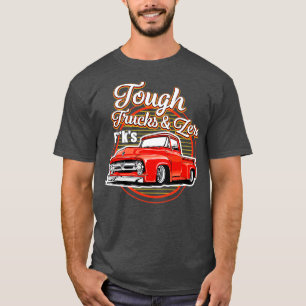 Vrachtwagenchauffeur Stevige vrachtwagens bevestig T-shirt