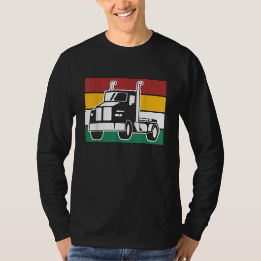 Vrachtwagenchauffeur T-shirt (Voorkant)