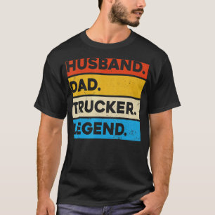 Vrachtwagenchauffeur Trucking Man Vader Trucker Le T-shirt