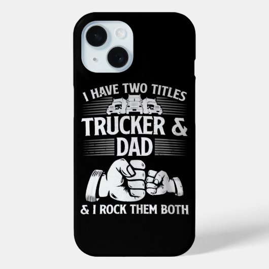 Vrachtwagenchauffeur & Vader Case-Mate iPhone Case (Achterkant)