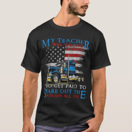 Vrachtwagenchauffeur van Amerika T-shirt